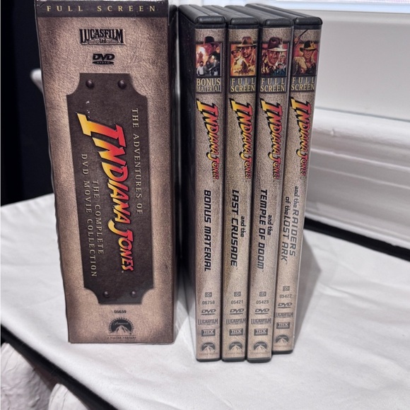 ✨HOST PICK✨ 🎬 Vintage 2000 Indiana Jones DVD Movie Complete Collection - Picture 5 of 15